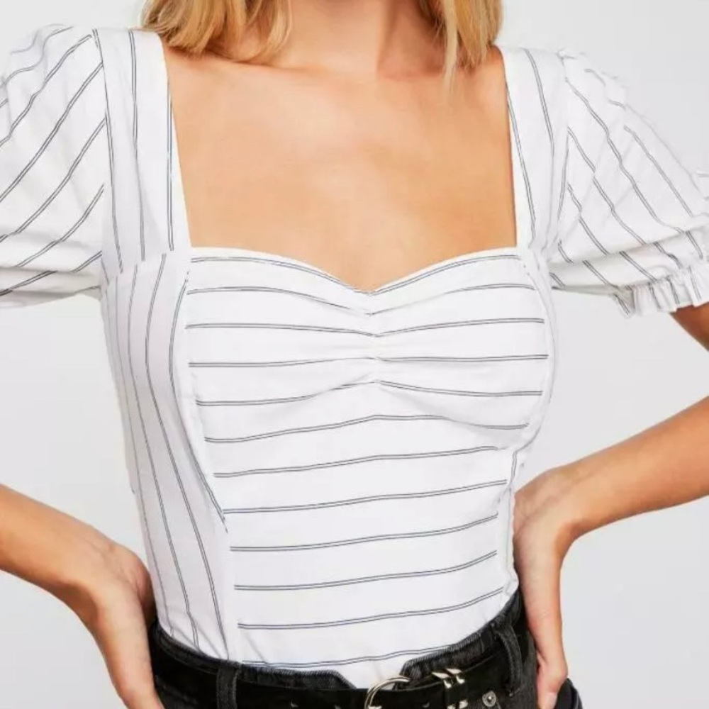 Free People Rose Garden Top